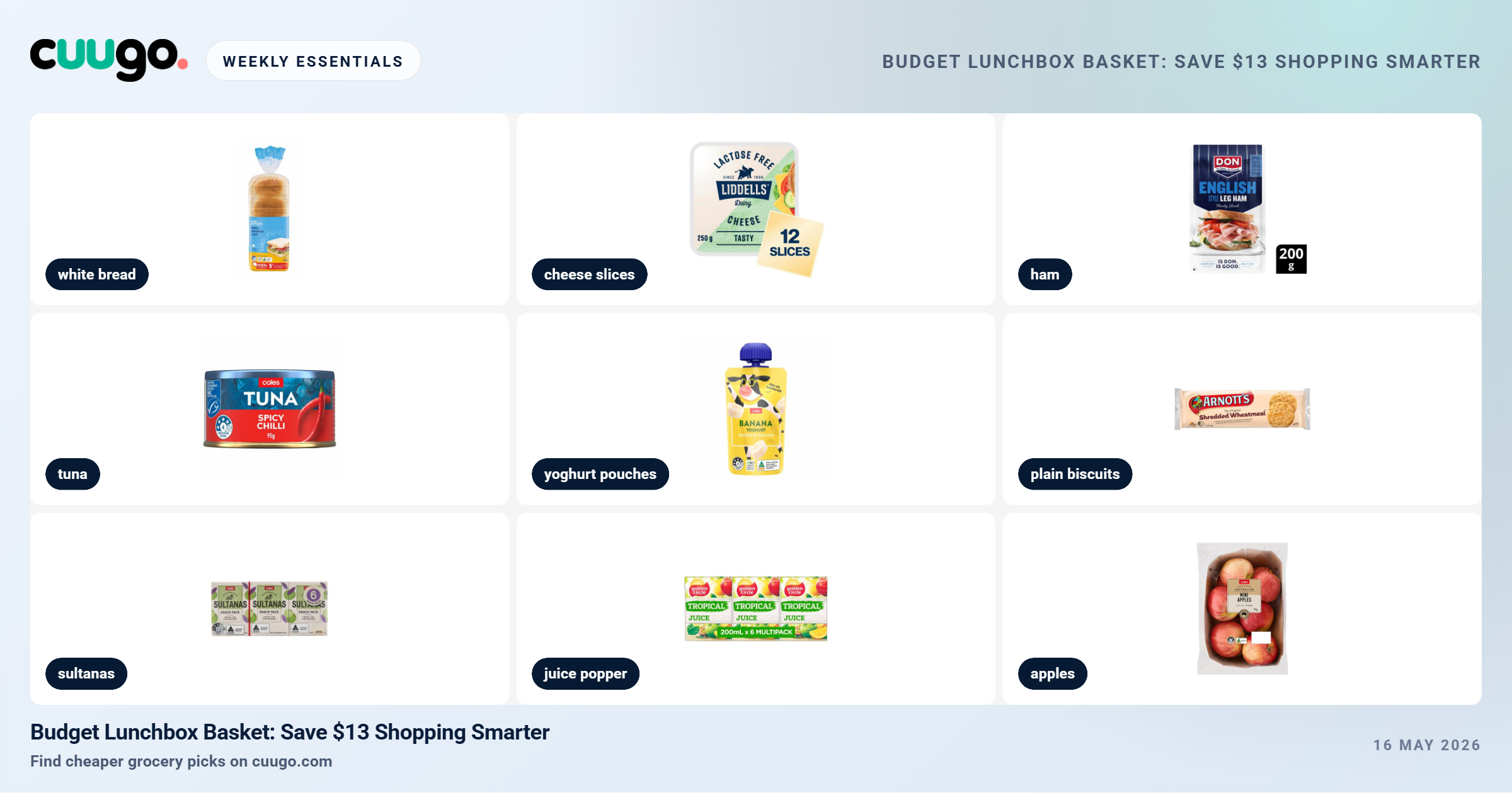 Budget Lunchbox Basket: Save $13 Shopping Smarter