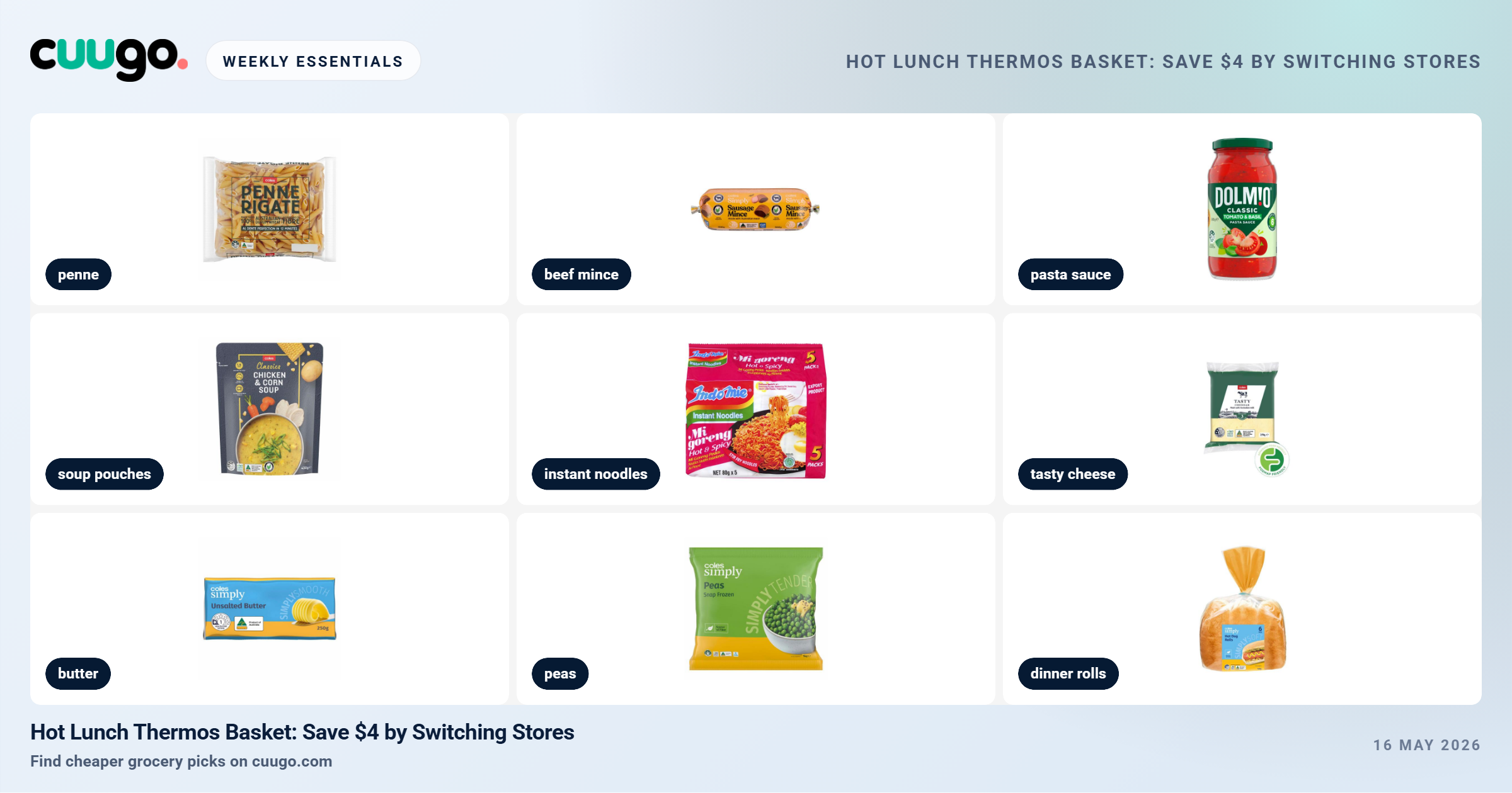 Hot Lunch Thermos Basket: Save $4 by Switching Stores